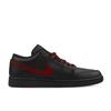 Jordan Air Jordan 1 Cushioning, Wear Resistant Low Top Vintage Basketball Shoes Men's Red Black 553558-093(Team695-)