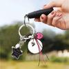 Artistic Vintage Star Heart Keychain Cute Cartoon Star Heart Resin Ornament Sturdy Decorative Home Office Decors