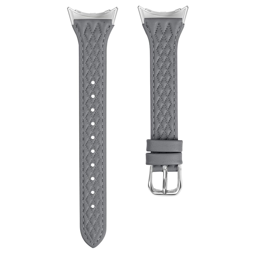 For Fitbit Versa 4/Sense 2 Replacement Band Top-Layer Cow Leather Watch Strap