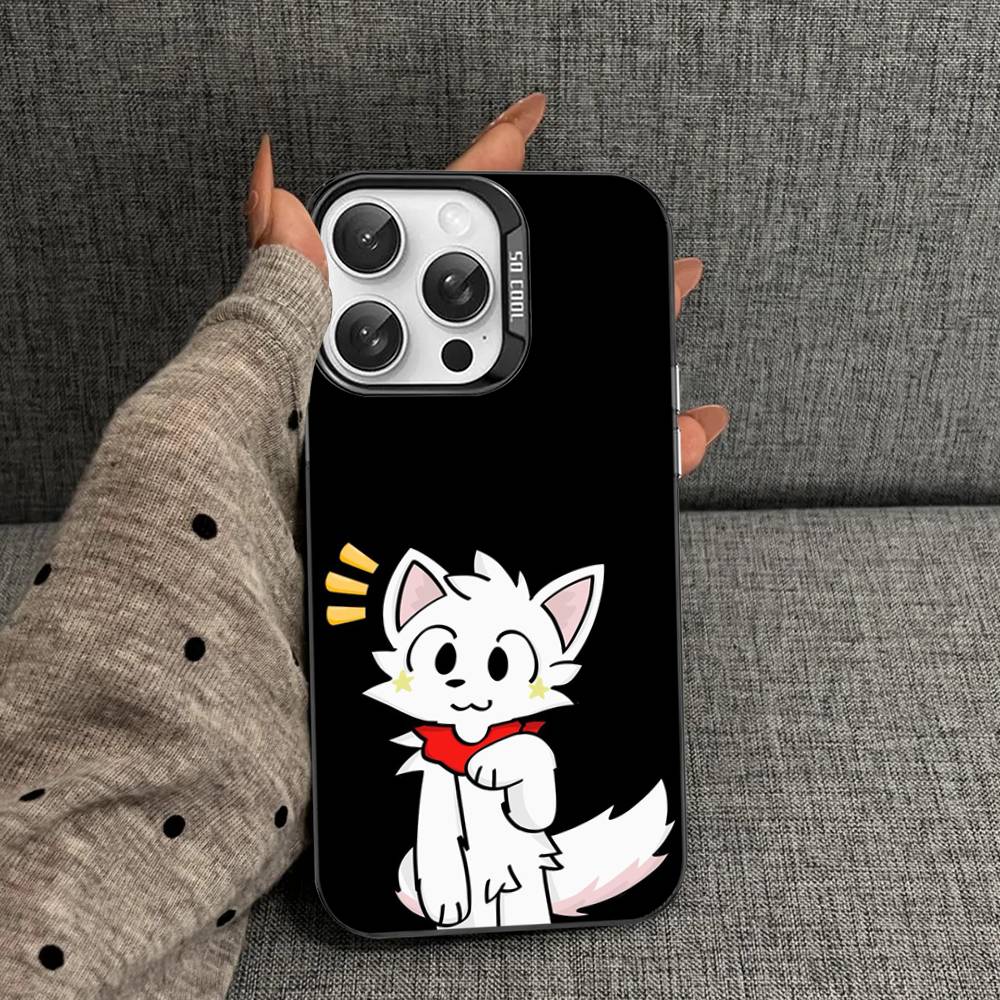 Boykisser Phone Case For IPhone 17 16 15 14 11 12 13 Pro Max Plus Pro Colored Silver Cover