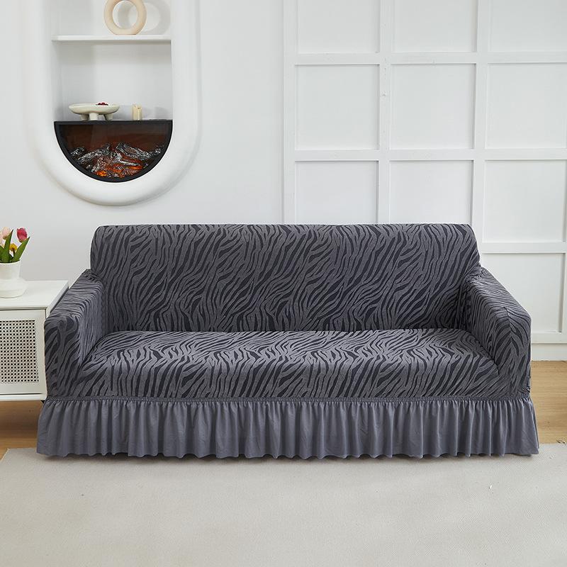 

Утолщенный катионный чехол на юбку для дивана, эластичный всевключающий пылезащитный чехол для дивана, комбинация на одного, двух, трех или четырех человек Single (90-140cm)