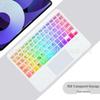 Luminous Bluetooth Touchpad Keyboard: Portable, Rechargeable & Compatible with iPad, Phone, Tablet