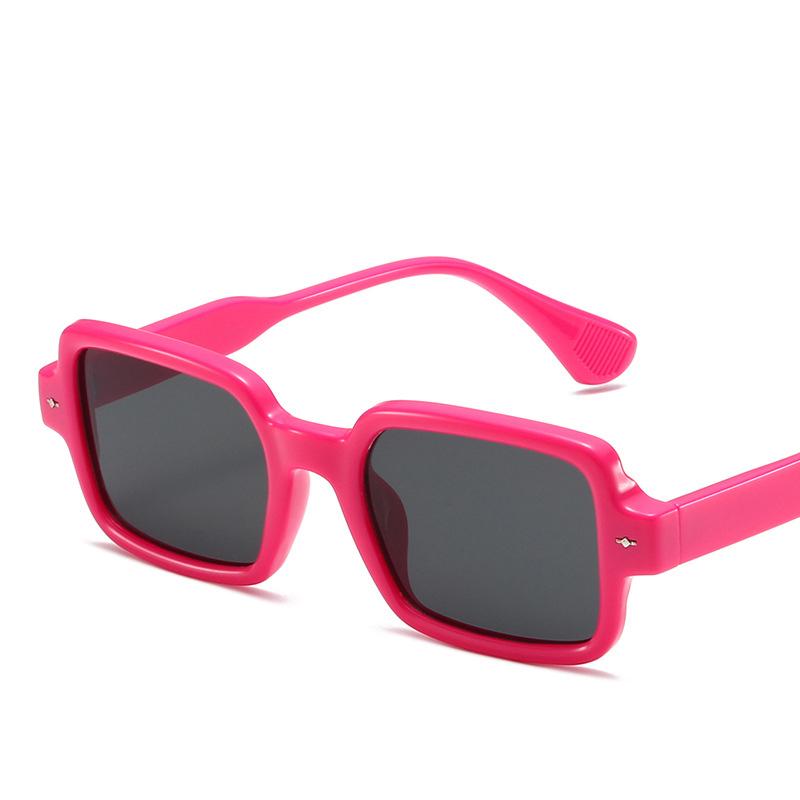 Small Frame Square Sunglasses Women For Men Fashion Vintage Trendy Sun Glasses Punk Luxury Brand Designer Pink Leopard Shades