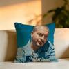 Hot Singer J BBalvin Pillow Case Square DoubleSided Sofa Cushion Cover Bedroom Bedside Pillow