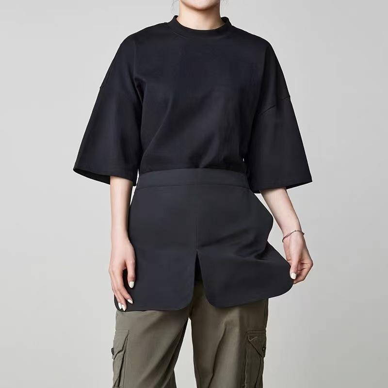 

Apron Half Body Half Waist Anti-splashing Chinese Restaurant Baking Coffee Shop Work Uniforms чёрный