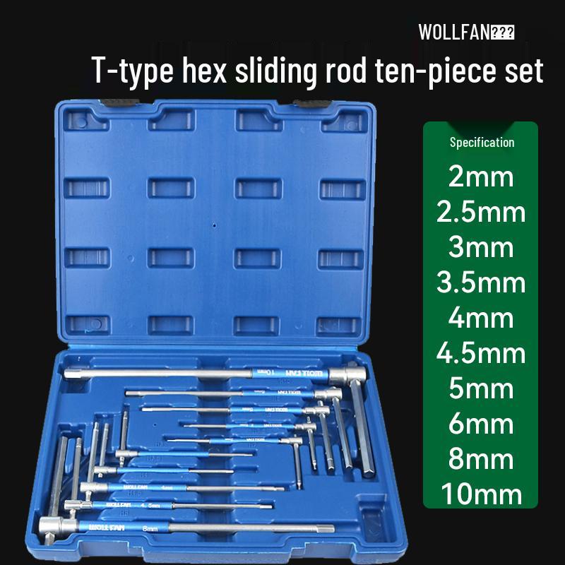 Hexagon Screwdriver Set: 6-Point Extended Handle (H2.5, H3, H6)