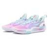 Li Ning Speed 9 Cushioning Slip Resistant Abrasion Resistant Low Top Basketball Shoes Men's Pink Blue Purple ABPT001-6(Team205-)