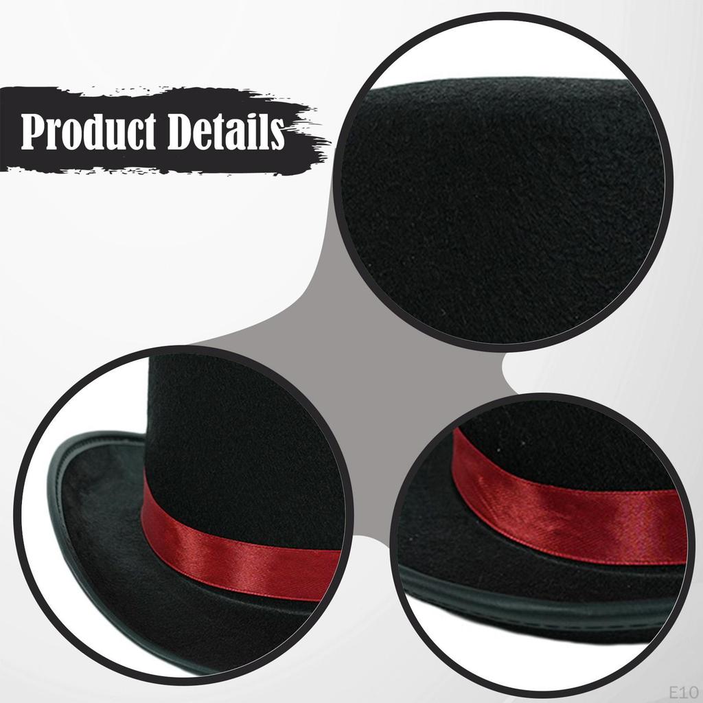 Magician Top Hat Costume Butler Formal Tuxedo for Club Dress up