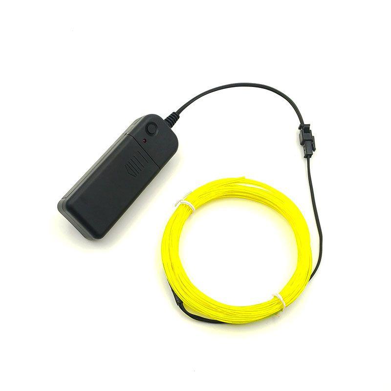 Vibrant Neon Led Light Glow El Wire String Rope For Stunning Party Decorations