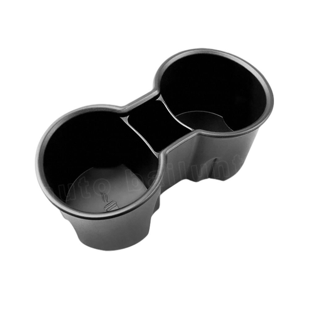 

Подстаканник для воды, ящик для хранения, чашка центральной консоли, водонепроницаемые нескользящие подставки для автомобиля Tesla Model 3 Y 2023 2022 чёрный