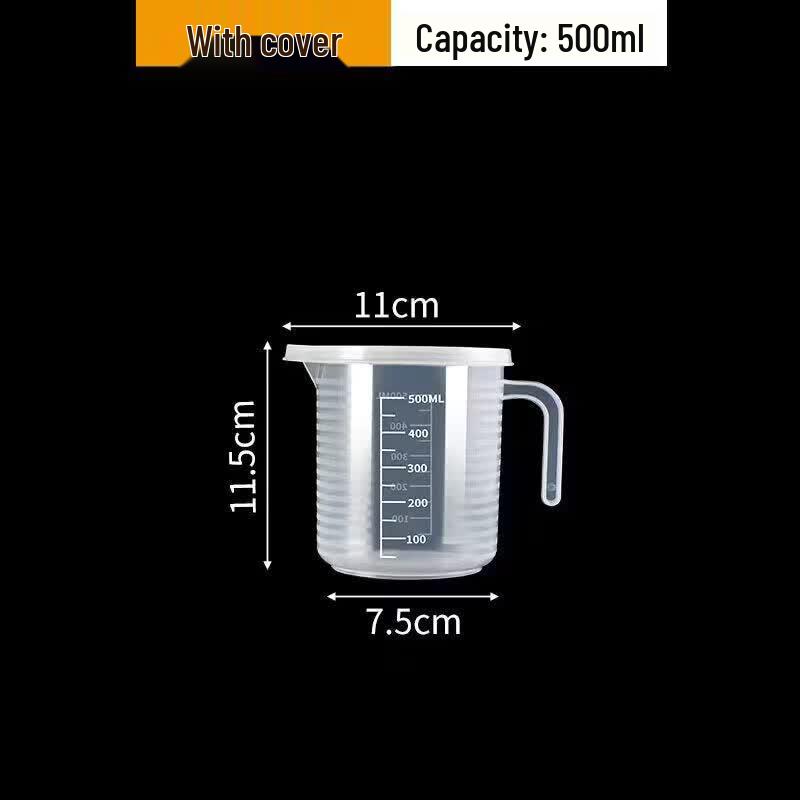 ZISIZ Food-Grade Plastic Measuring Cup