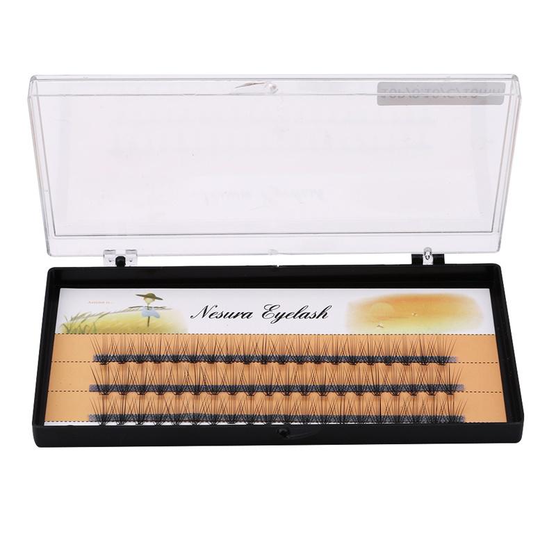 Ciglia morbide Deluxe Extension Ciglia Finte Ciglia a Ventaglio per Donne Naturali Soffici a Ventaglio Ciglia Volume Riutilizzabili Facili da Applicare Trucco Occhi Accessorio di Bellezza