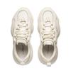 Li Ning Honey Series Soft Rebound Thick Sole Bread Shoes Women Sneakers Off-White AGCU246-1