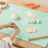 Large Silicone Baking Mat Non-Stick Pies Dough Rolling Pad Dumpling Pastry Cake Tray Heat-Resistant Kitchen Utensils