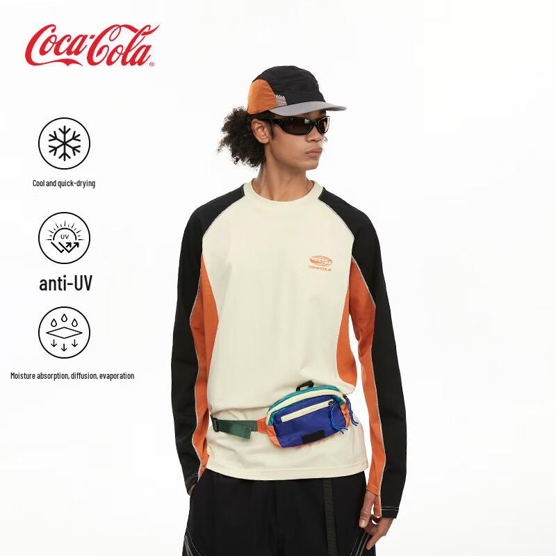 Coca-Cola Lightweight Outdoor Stretch Sport Long Sleeve T-Shirt L