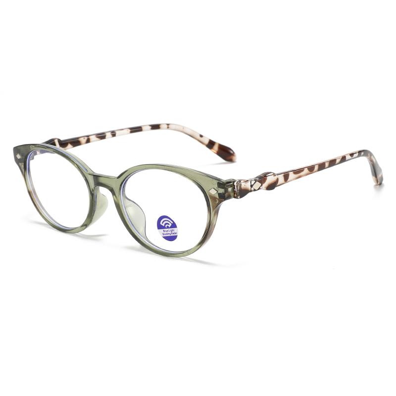 Anti-Blue Light Glasses Classic Oval Eyewear Women Men Daily Go Out Eyeglasses Blue Light Blocking Man Lady Computer Eyeglas