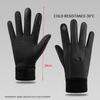 New Outdoor Skiing Cycling Warm Gloves Silicone Anti Slip Touch Screen Inner Side for Unisex Thick Warm Full Finger Gloves
