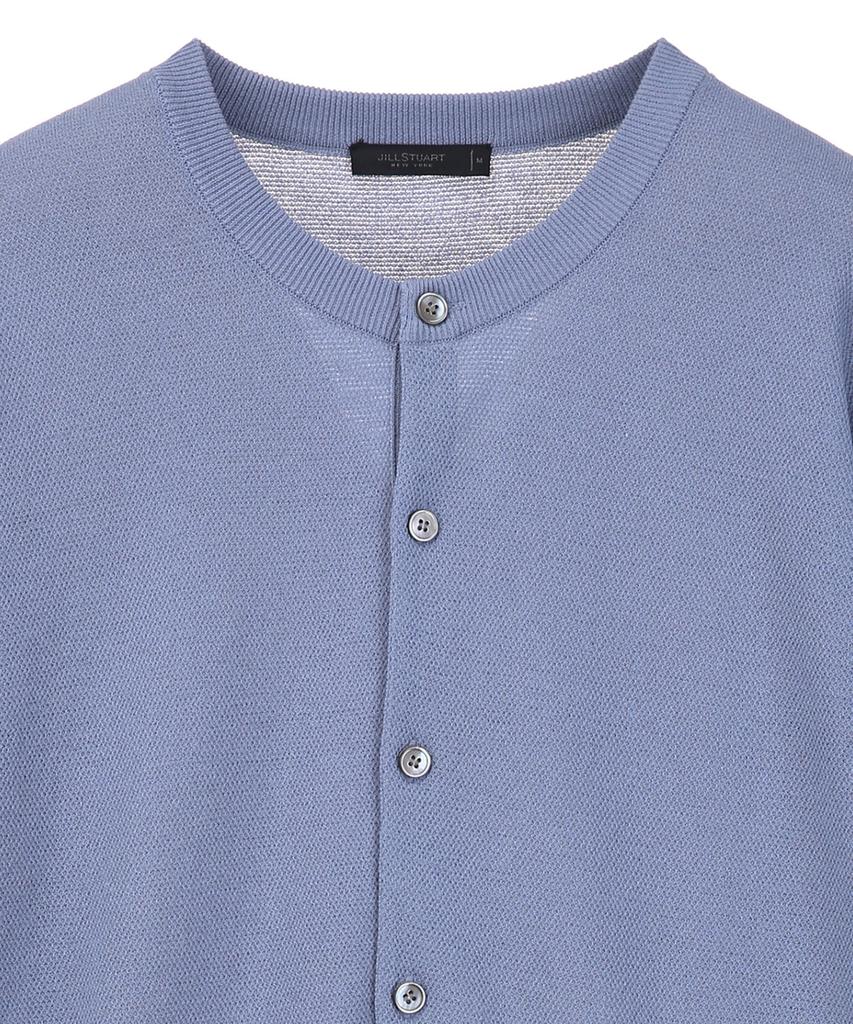 Jillstuart Newyork Men Cotton Lean Crew Neck Cardigan - Blue (Jnsw6B507B2)