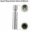 Spark Plug Socket Wrench Adapter 14mm16mm Install Replace Kit Universal Joint W/ Magnetic Flexible Socket 3/8" Drive Repair Tool