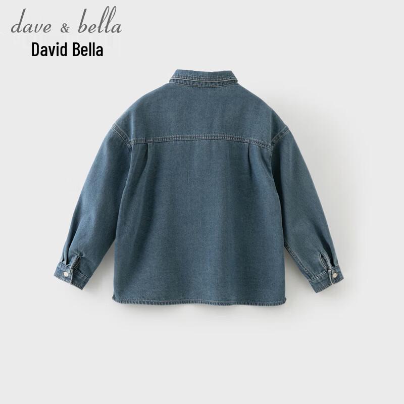 DAVE&BELLA Boys' Denim Long Sleeve Shirt