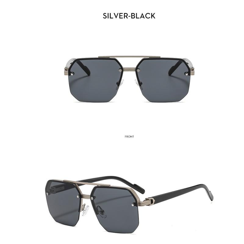 Women's Sunglasses, Double-beam Square Men's and Women's Outdoor Sunglasses.
