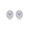 Minimalist Luxury Moissanite Stud Earrings Women Six-Prong Setting Sterling Wedding Fashion Jewelry