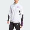 Adidas Fc Bayern Tiro 23 Top Treningowy Blok Kolorów Nadruk Logo Długi Rękaw Koszulka Piłkarska Męska Bluzki Biała IB1528