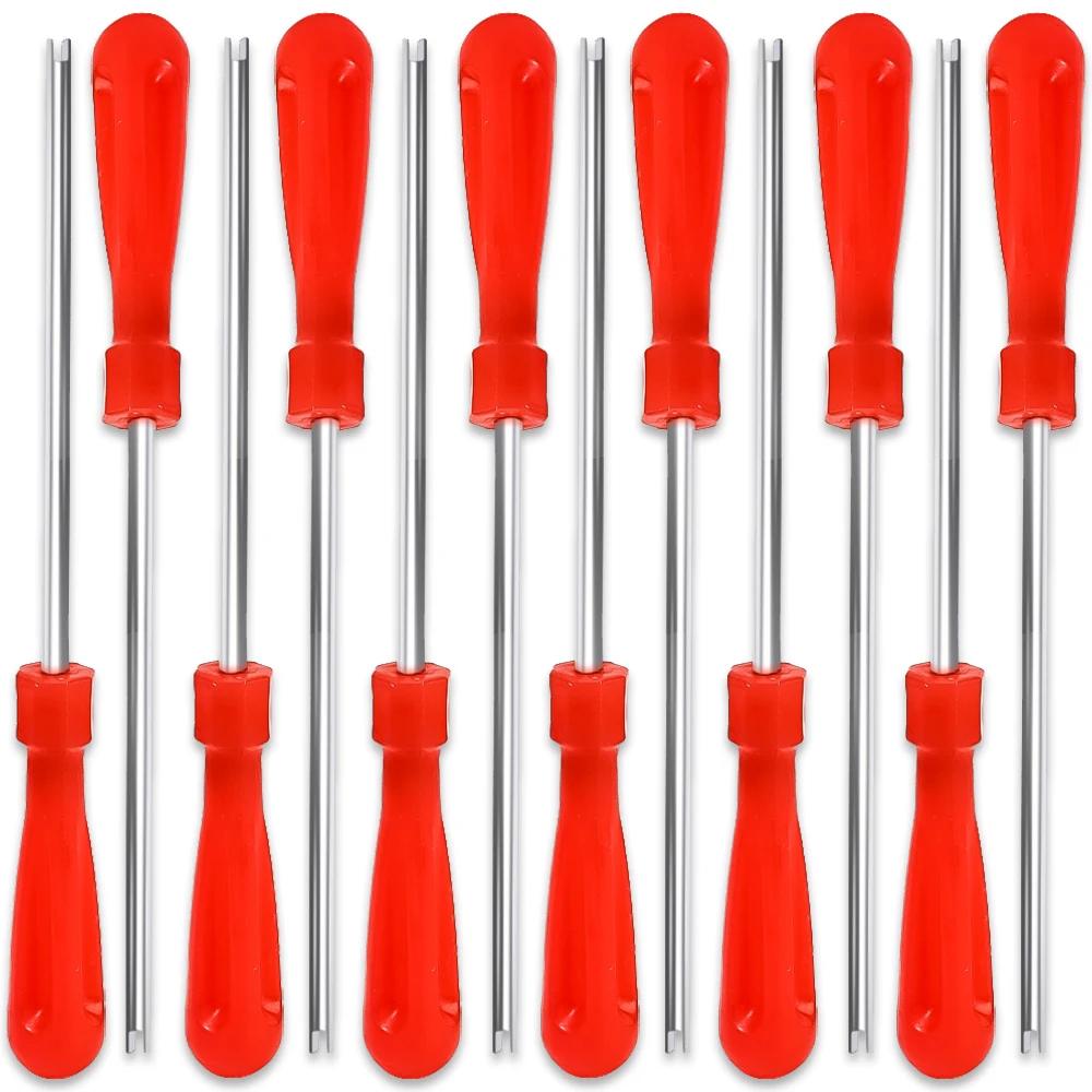 Autoventilkern-Demontageschraubendreher Ventilkern-Installationswerkzeuge Auto Motorrad Fahrradreifen Flathead-Ventilschaftkernentferner