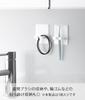 Yamazaki Silicone Suction Cup Toothbrush X X Tower Floating Storage Toothbrush Toothbrush 10296 Holder, White, W5.2 D2.3 H6cm, Series, Stand, Holder,