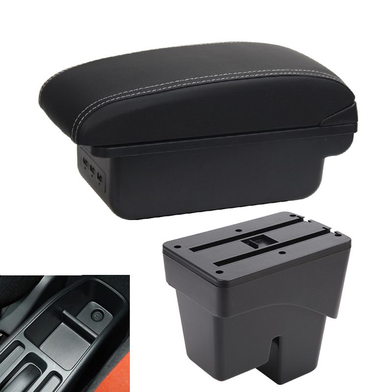 Für Honda WRV Armlehne box Für Honda Fit Jazz Auto Armlehne Box 2014-2019 Retrofit Teile Lagerung Zubehör innen Details