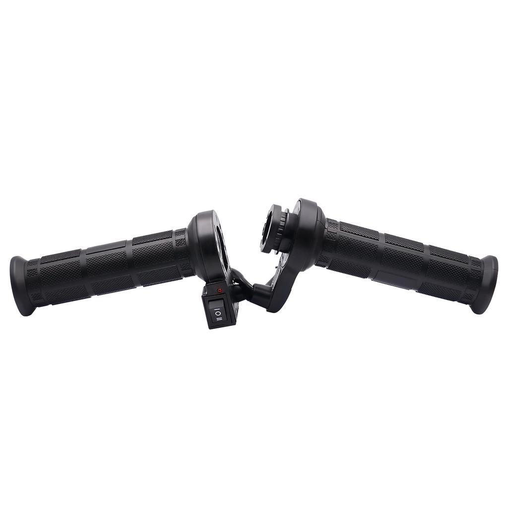 2 Pairs Motorcycle Hand Grips Hot Handlebar for Motorcycle 12V Warmer Handle Heat Grip Electro-Thermal