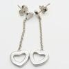 Used TIFFANY&Co. Pierce Heart Link Drop Swing Silver925 3.9g Silver Shake