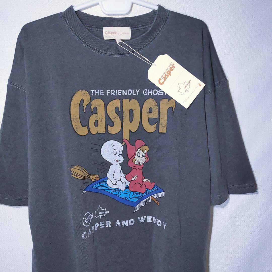 

[USED] Casper Wendy Logo Flying Broom Pigment T-Shirt XL
