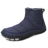 Winter Waterproof High-Top Snow Boots - Unisex Fleece-Lined Cold-Proof Sports Shoes