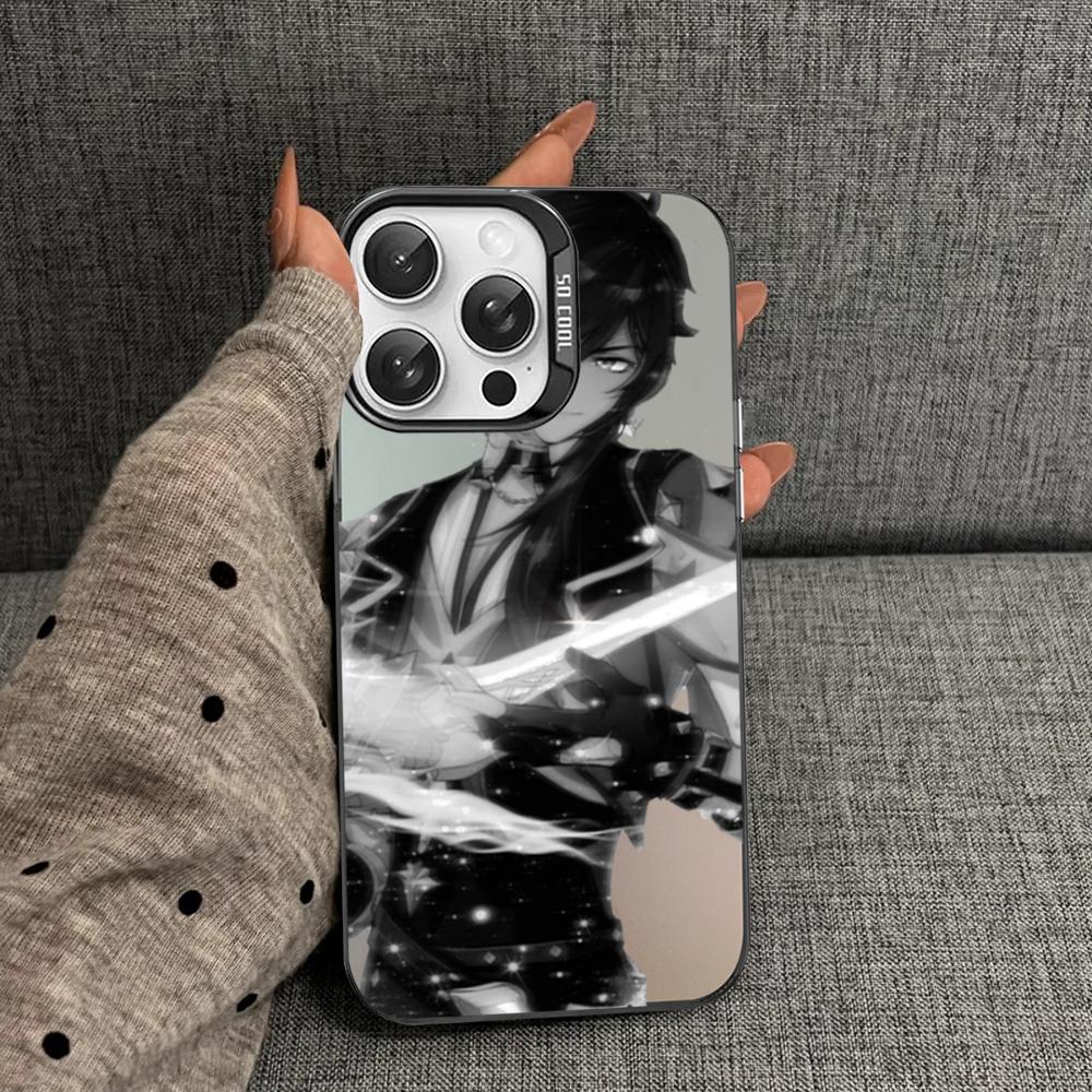 Kaeya Genshin Impact Phone Case For iPhone 16 15 14 13 12 11 Pro Max X XR XSMAX 8 7 Plus Matte Shockproof Back Cover