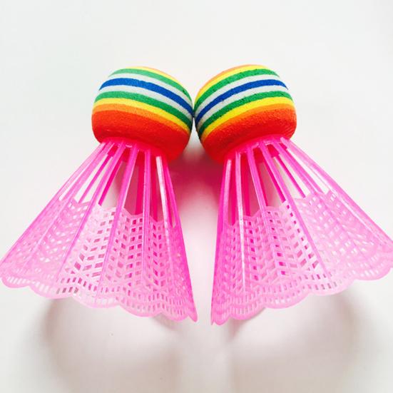 10 Peças Peteca de Treino Alta Resistência Quique Contínuo EVA Boa Tenacidade Bola de Badminton Esportes