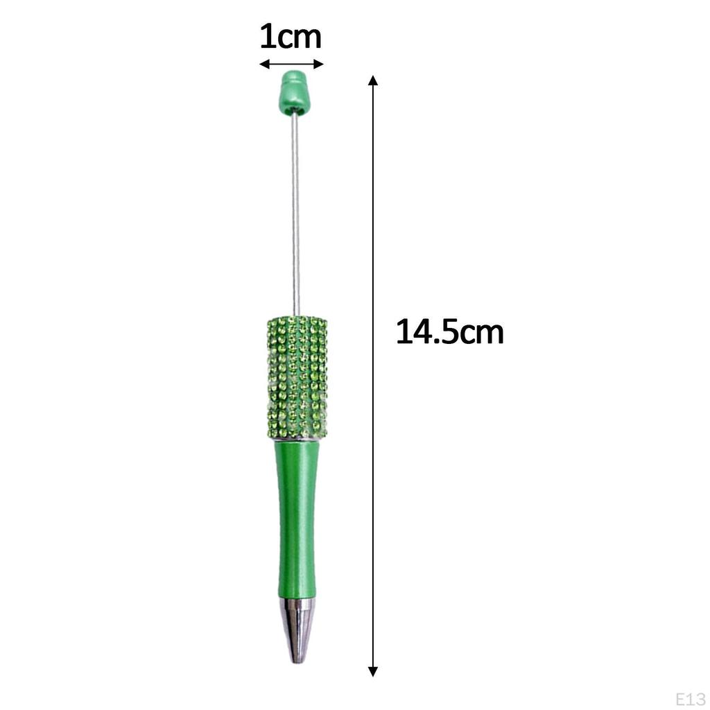 10 Bucăți Pixuri cu Mărgele Set DIY Cadouri pentru Studenți 1.0mm Asortate pentru Meșteșugărit
