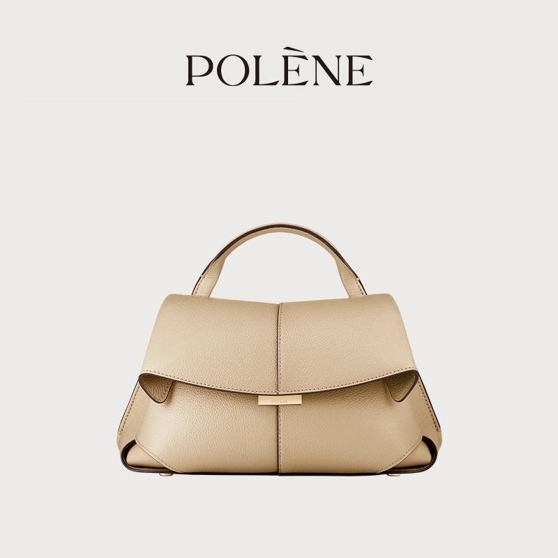 Smile Bag, Niche Genuine Leather Women's Bag, High-end Pleated Handbag, Crossbody Bag, Women's Bag