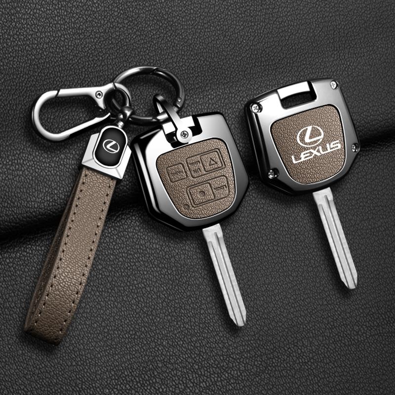 Custodia in Pelle Vintage per Chiave Auto Copertura Completa per Lexus ES GS LS IS RX SC LX GX470 RX350 ES300 RX400h Portachiavi Auto Accessori