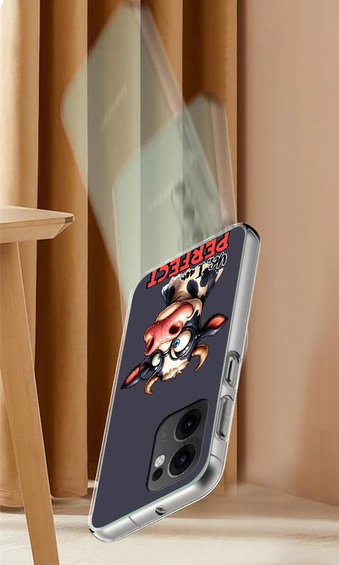 Etui Do Oppo Reno 13F 5G / 13 Fs 5G Foto Case Plecki Słonik + Szkło 9H