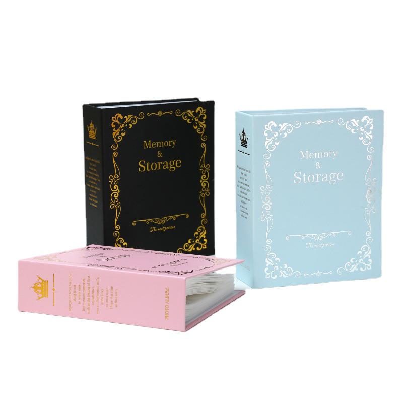 Large 6-Inch 4D Children's Growth Photo Album with 100 Laminated Pages and Hot Stamping Cover