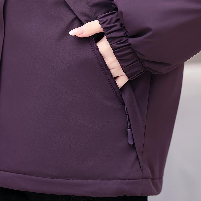 Fashion Winter Woman Parkas Hooded Thick Warm Outerwears Loose Long Sleeve Plus Size Jacket Women's Coats