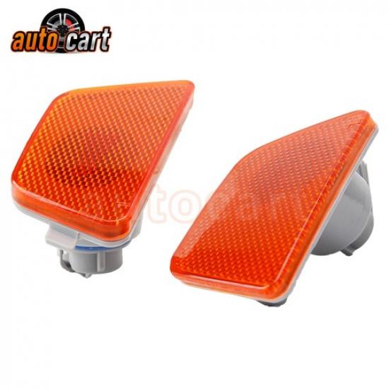 

For 2011-15 Chevy Cruze Smoked Front Bumper Amber LED Side Marker Light Assembly