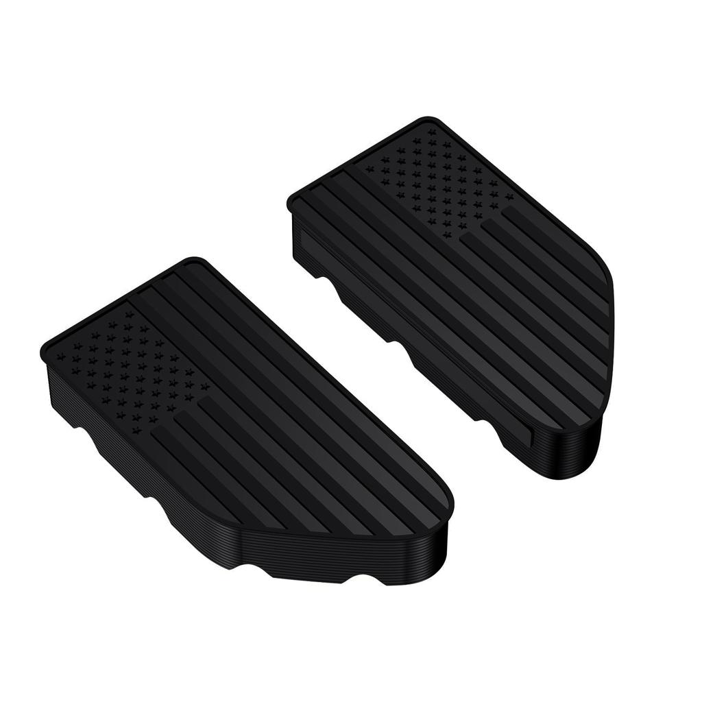 Pickup Bed Rail Stake Pocket Cover Hole Cap Plug For GMC Sierra 1500 Chevy Silverado 1500 2019-2024