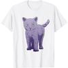Grey British Shorthair Cat T-Shirt for Men Women Kids