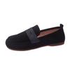 Soft-soled non-slip Doudou shoes women's 2025 autumn new beef tendon flat-soled single shoes versatile and comfortable one-pedal loafers