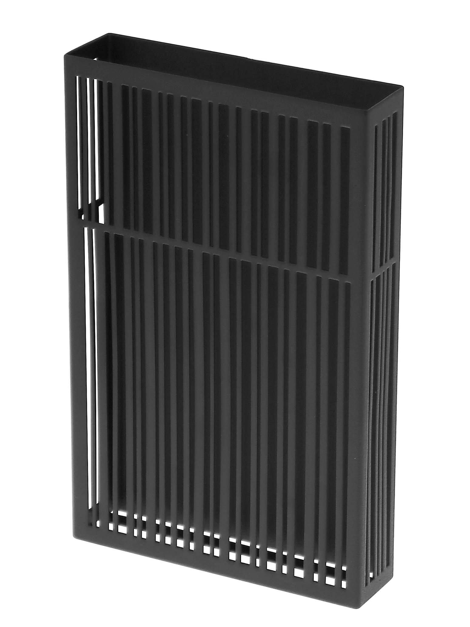 

Yamazaki Industries Magnetic Insect Repellent Plate Cover, Tower, Black, Approx. W14cm x D3.5cm x H22cm (Tower 3875)