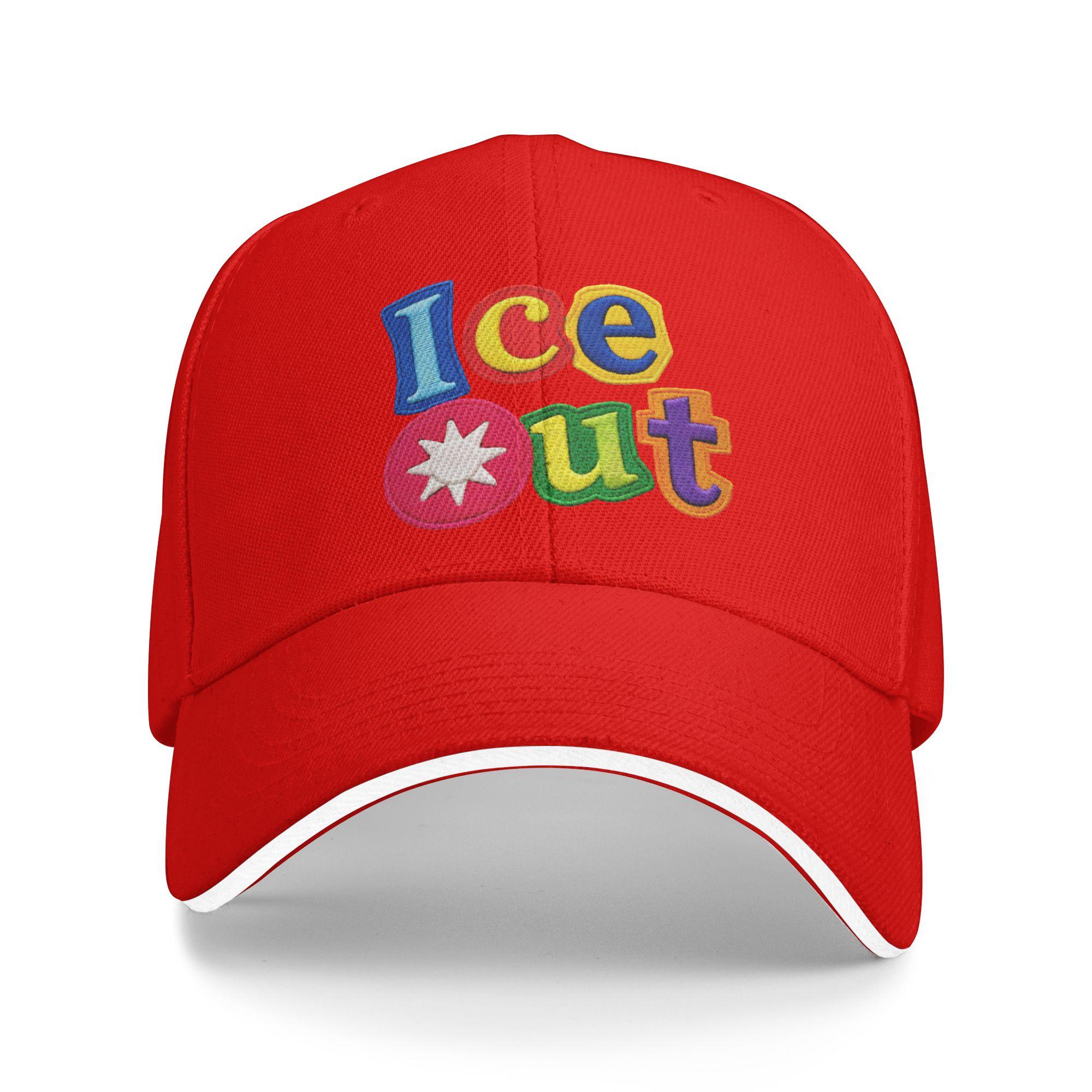 

Ice-Out Baseball Cap Casual Unisex Adult Trucker Hat Hot Sale Design Outdoor Sport Baseball Caps Birthday Gift One Size