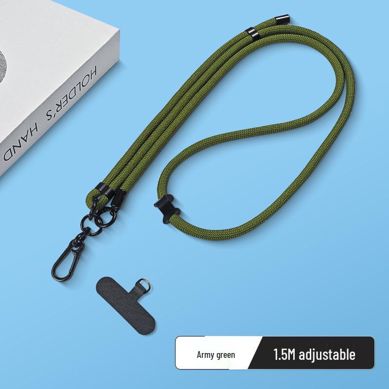Ultra-Thin Transparent TPU Phone Case with Lanyard Clip and Anti-Lost Patch