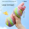 Silicone Silicone Folding Cups With Carabiner Portable Water Bottle Sport Water Bottle Children